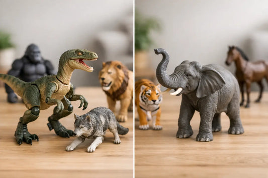 Articulated Versus Solid Animal Figures Guide