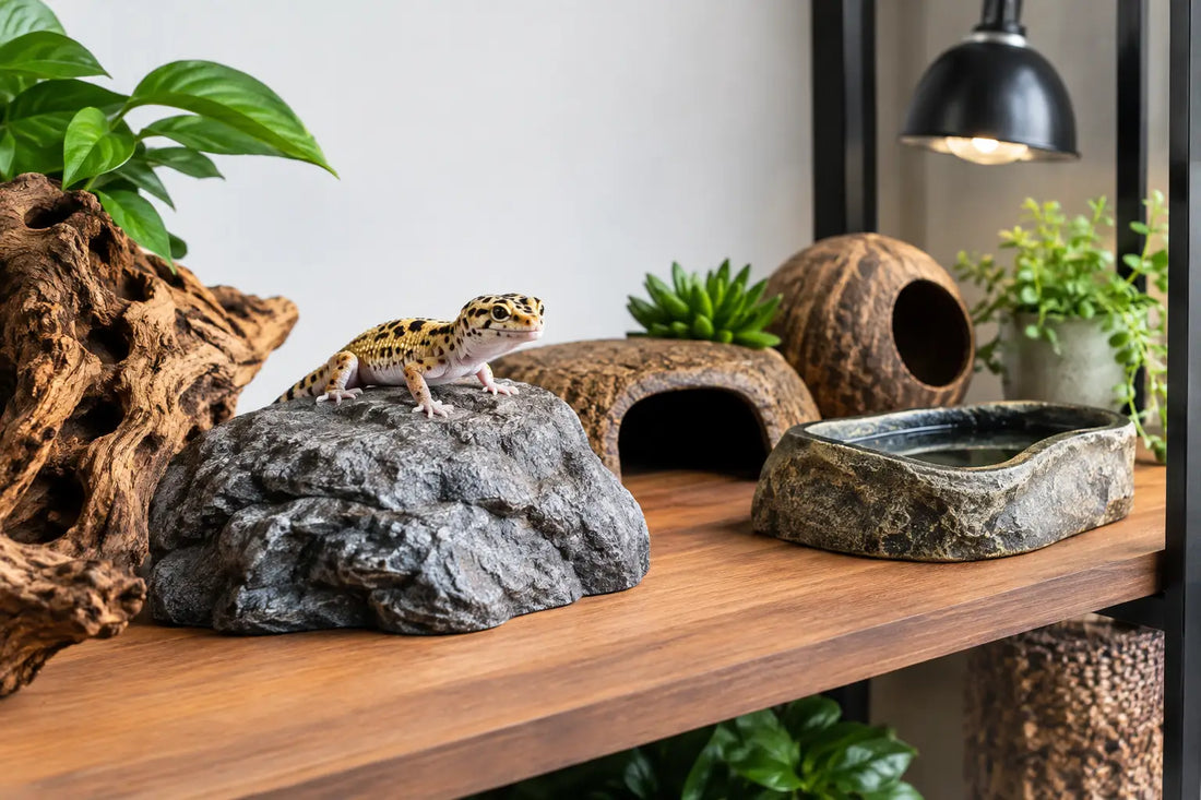 10 Top Reptile Shelf Accessories That Pop