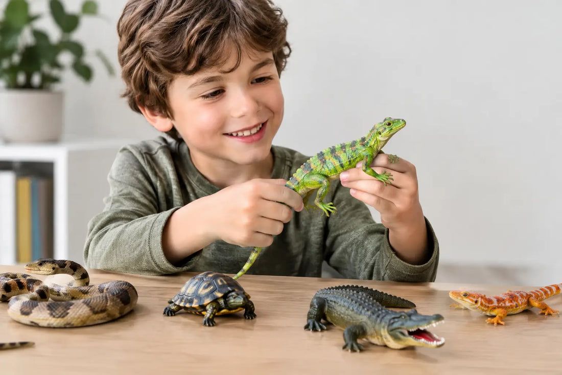 Reptile Toys Kids Can Pose, Fidget, and Collect