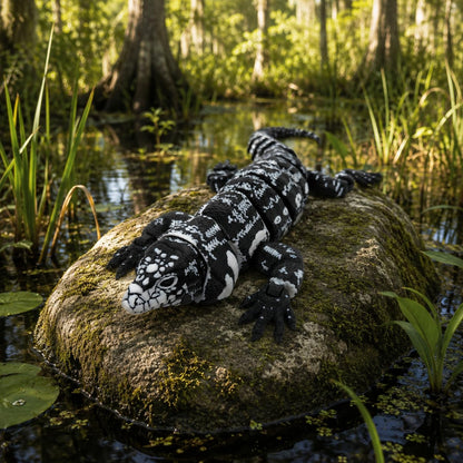 Articulated Tegu Lizard – 3D Printed Realistic Reptile Figure, Flexible Poseable Animal Toy, Collectible Desk Decor, Sensory Fidget, Gift for Reptile Lovers